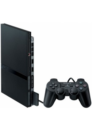 Console Playstation 2 / PS2 Slim - Noire